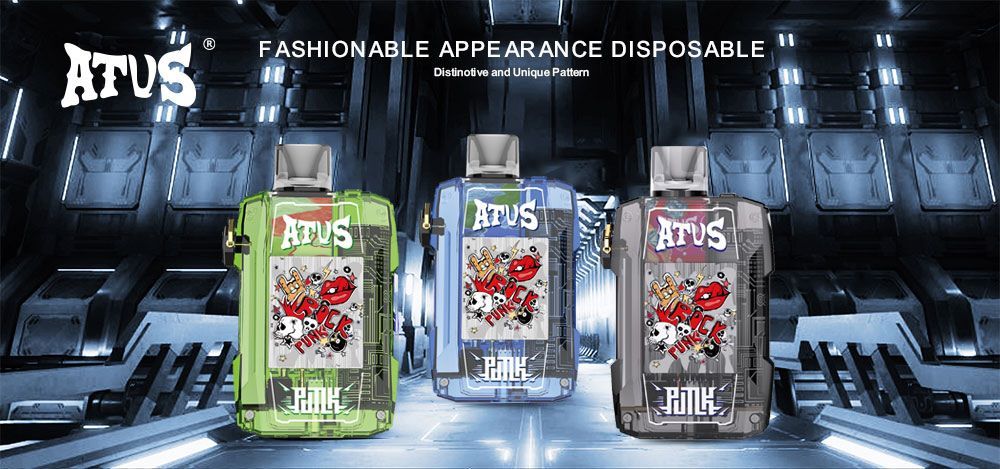 DE012 California CA USA 7000 Puffs Disposable Vapes with rechargeable and adjustable airflow ATVS Vape