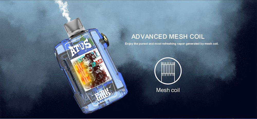 DE012 California CA USA 7000 Puffs Disposable Vapes with rechargeable and adjustable airflow ATVS Vape