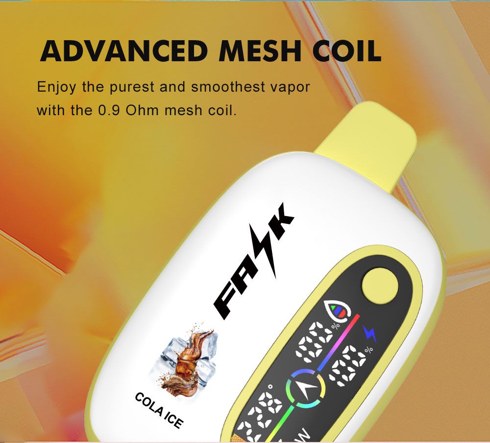 DE016 California CA USA 25000 Puffs Disposable Vape with LED display screen and adjustable airflow rechargeable
