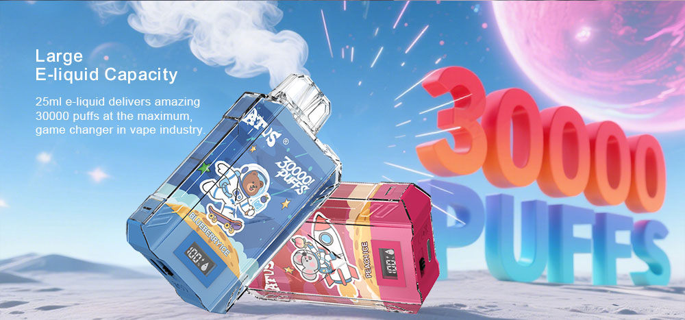 DE017 California CA USA 30000 Puffs Disposabl Vape with LED display screen and adjustable airflow rechargeable