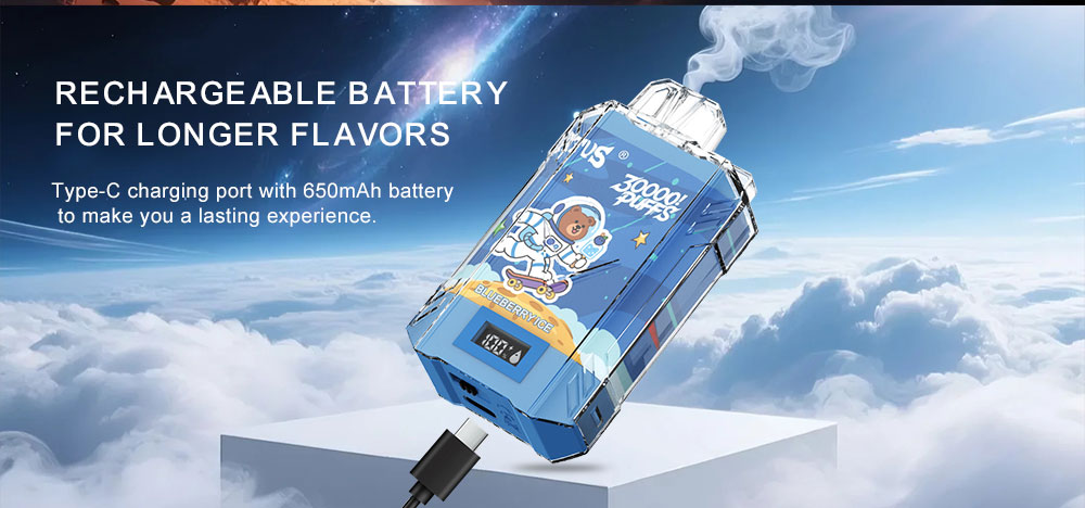 DE017 California CA USA 30000 Puffs Disposabl Vape with LED display screen and adjustable airflow rechargeable