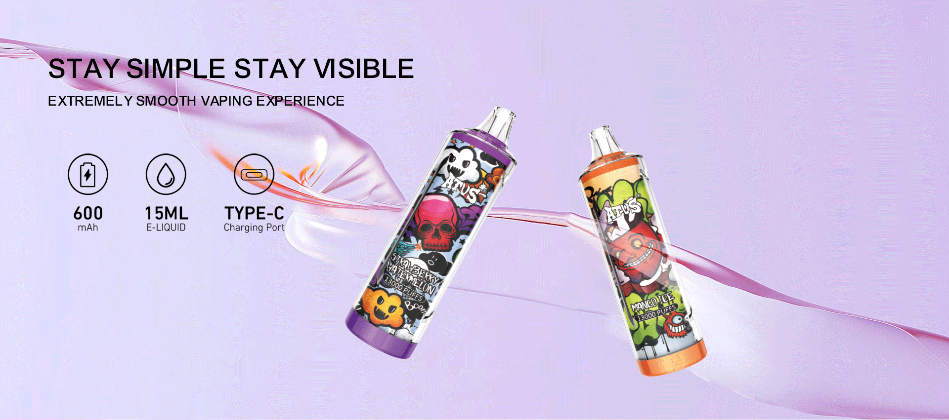DE018 California CA USA 13000 Puffs Disposable Vape with rechargeable ATVS Vape