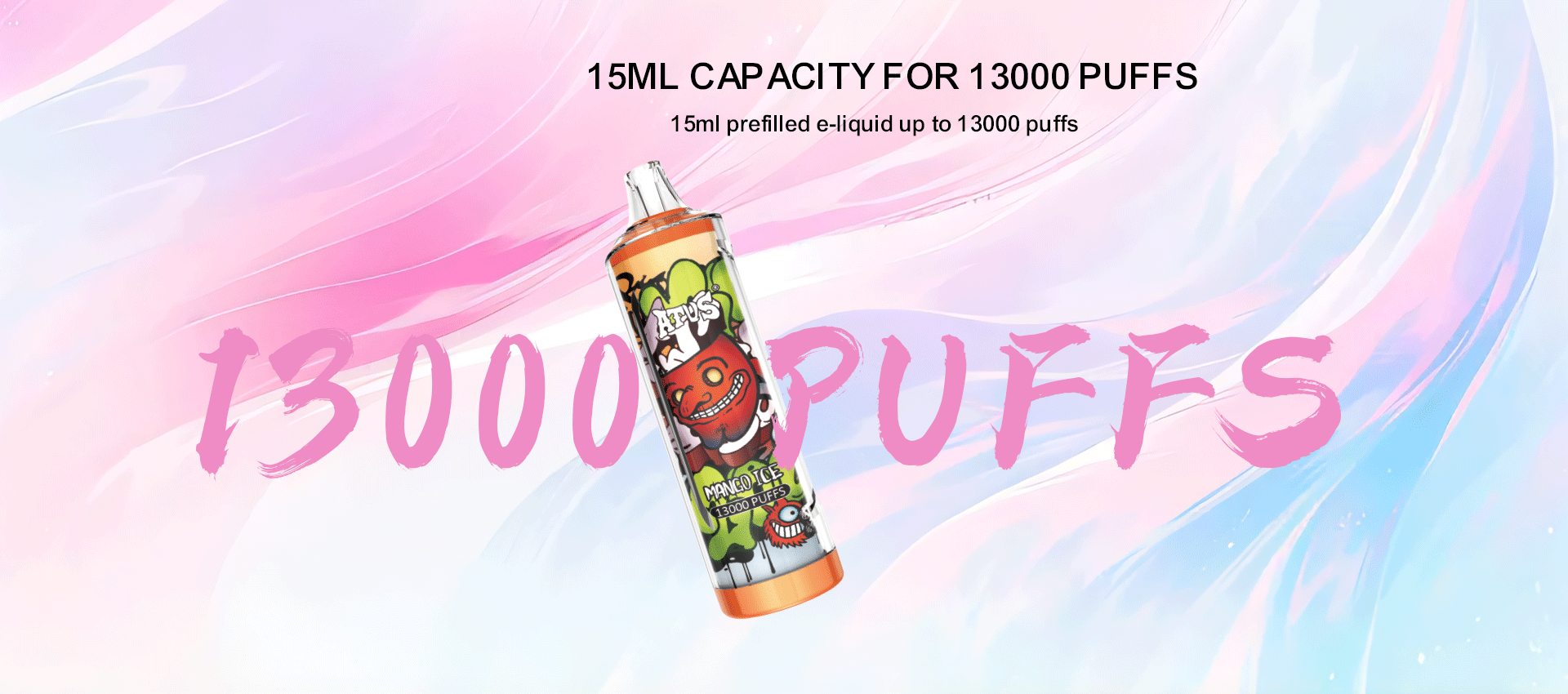DE018 California CA USA 13000 Puffs Disposable Vape with rechargeable ATVS Vape