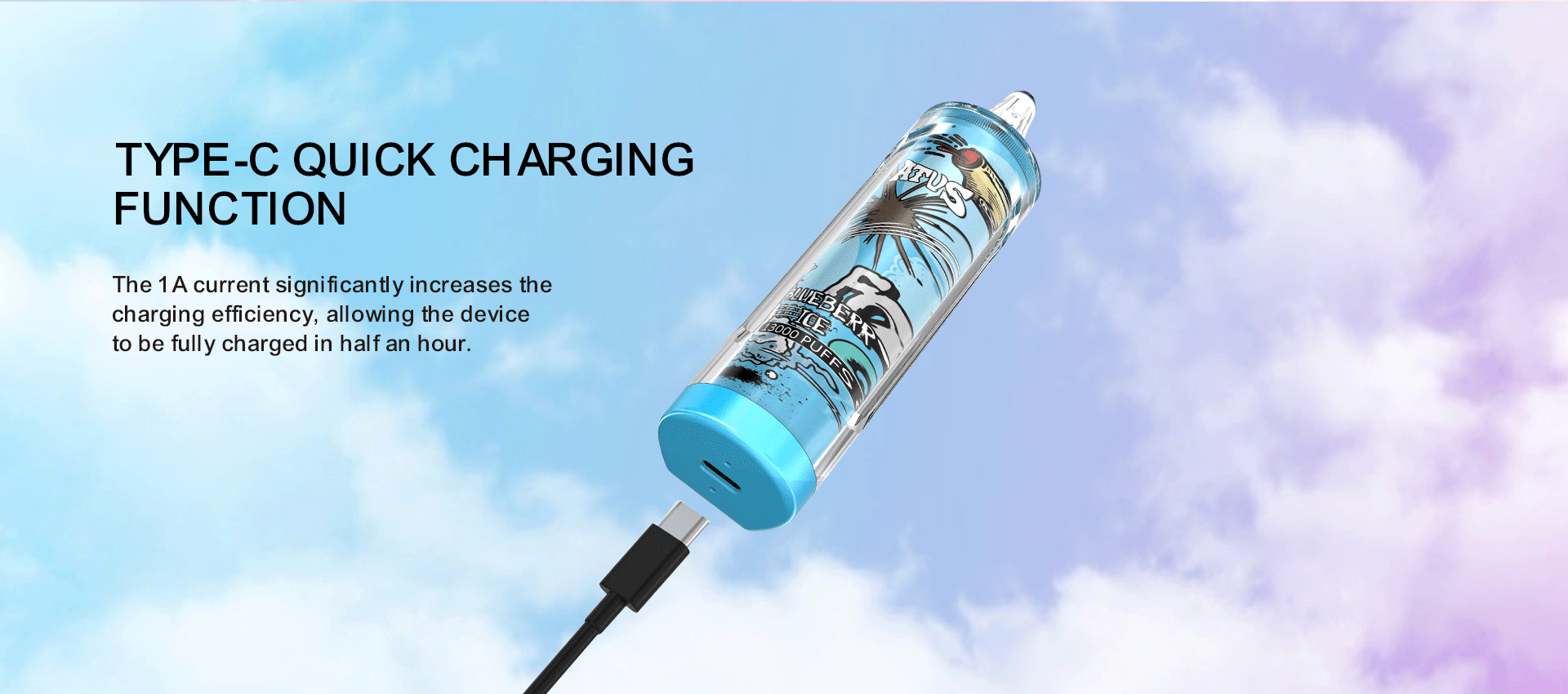 DE018 California CA USA 13000 Puffs Disposable Vape with rechargeable ATVS Vape