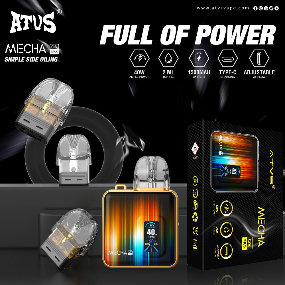 Refillable Pod Kit System Device Customization Cheap vape High Quality EU Wholesale Supply ATVS Pod Competitive disposable pod