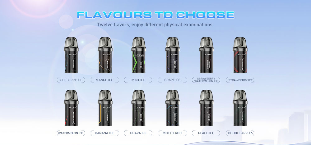 DE020 California CA USA Refillable Pod Kit System Device with Adjustable Airflow MTL RDL ATVS Vape