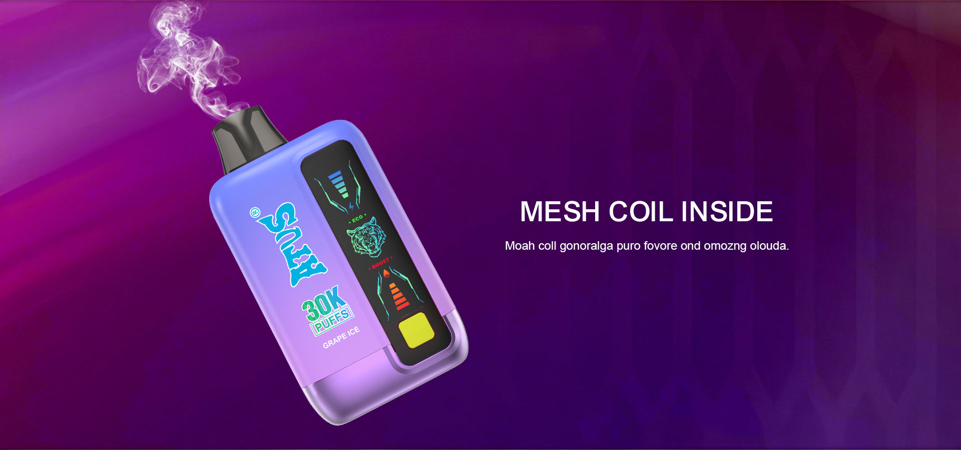 DE026 California CA USA 30000 Puffs Disposable Vape with LED display screen and adjustable airflow ATVS Vape