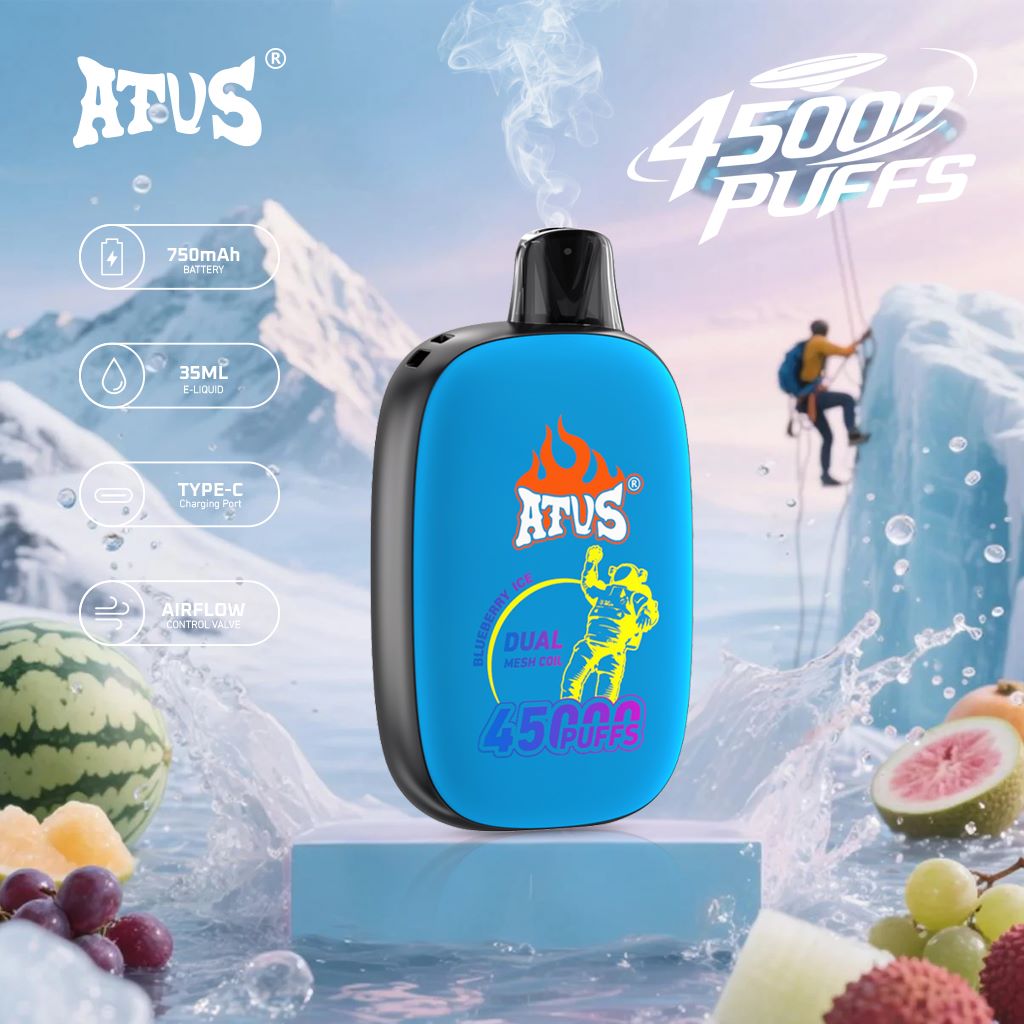 45000 Puffs Disposable Vape with rechargeable and adjustable airflow High Capacity Design wholesale vape