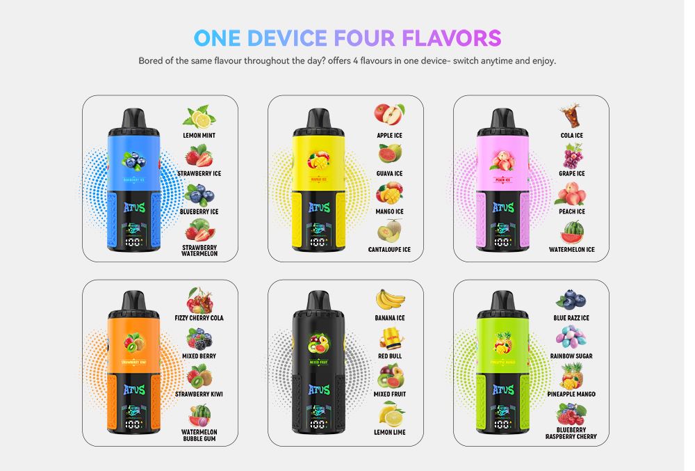 DE030 California CA USA 60000 Puffs Disposable Vape with LED Display Screen and Adjustable Airflow Rechargeable ATVS Vape